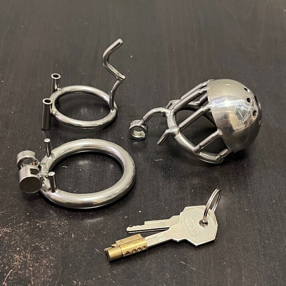 Keuschheitskäfig aus Metall mit PA Hook 4mm - Image 2
