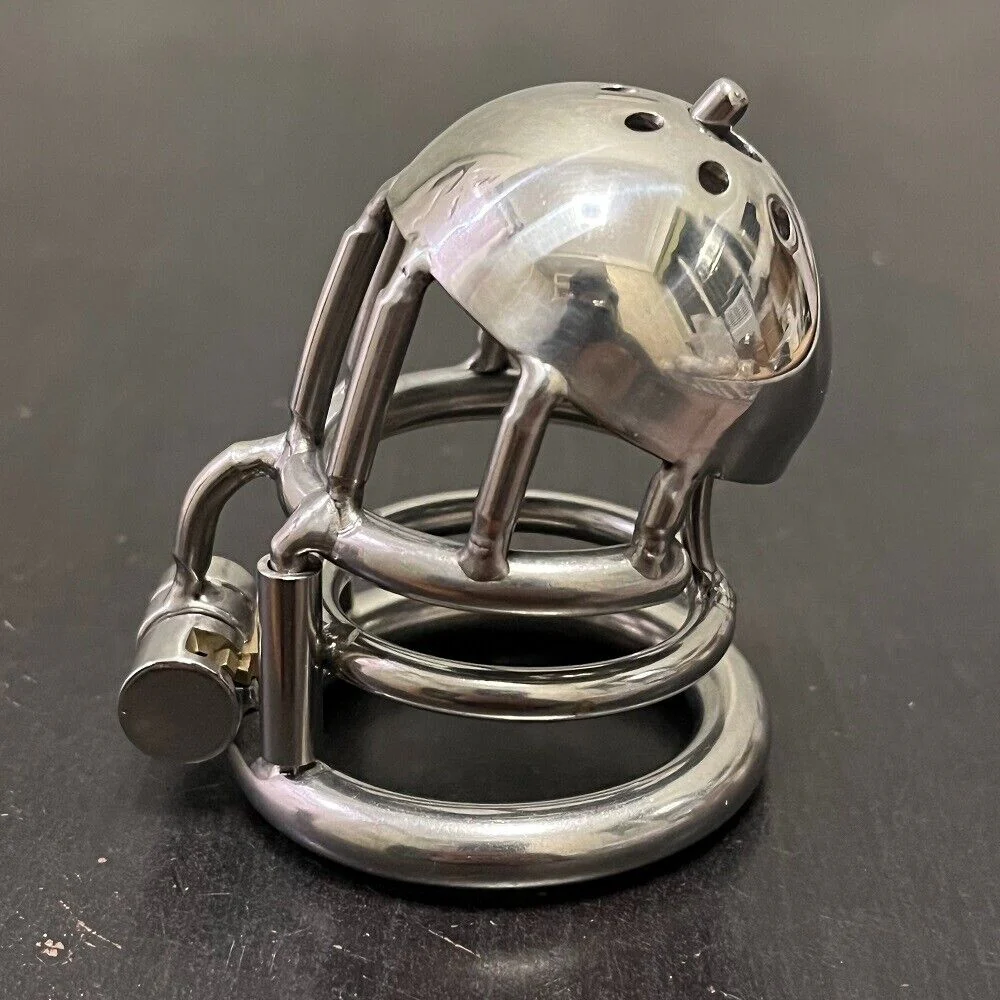 Keuschheitskäfig aus Metall mit PA Hook 4mm - Image 4
