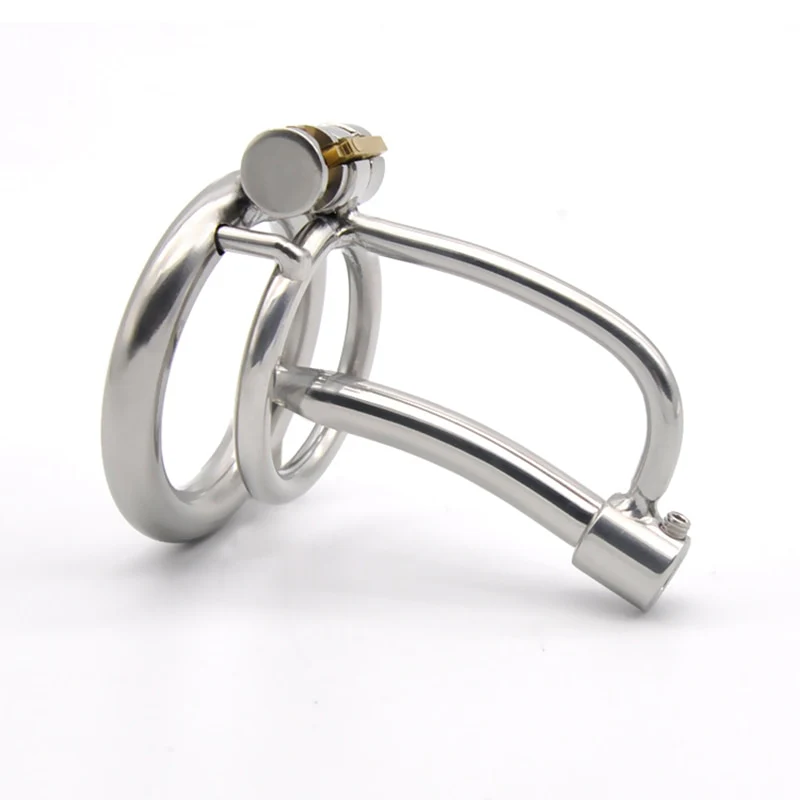 Keuschheitskäfig aus Metall mit verstellbarem Harnröhrenkatheter 8 bis 12 mm, A279-P - Image 4