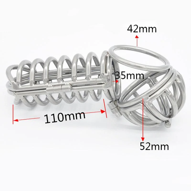 Keuschheitskäfig Für Männer Metall Die Brust - Image 2