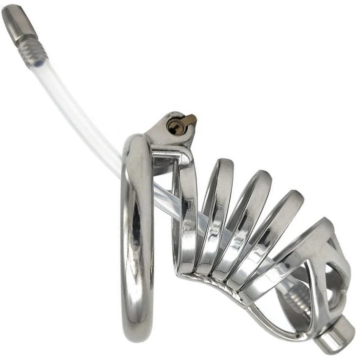 Keuschheitskäfig Für Männer Metall Little Smile Xxl - Image 3