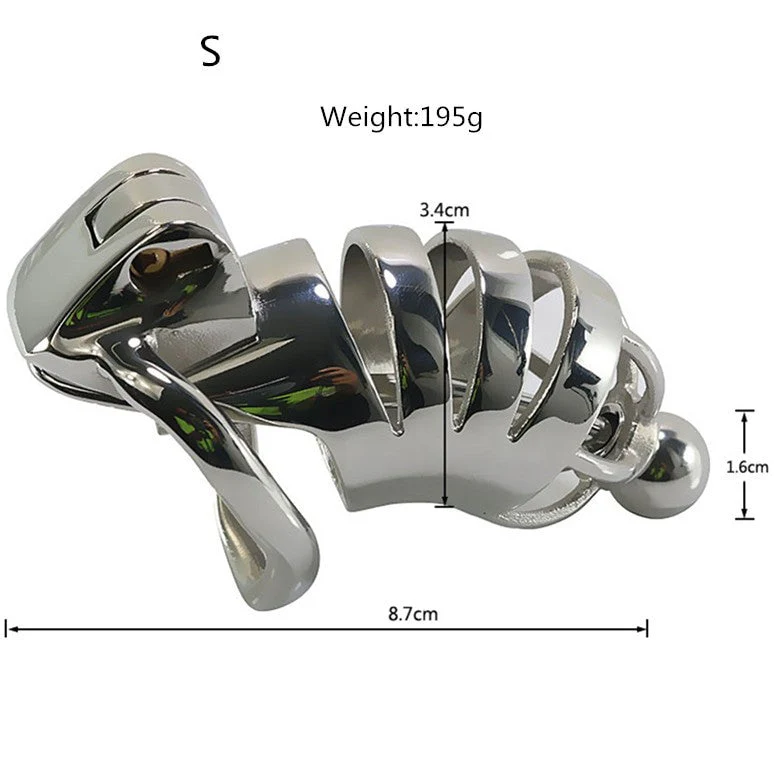 Keuschheitskäfig Für Männer Metall Panther S - Image 2