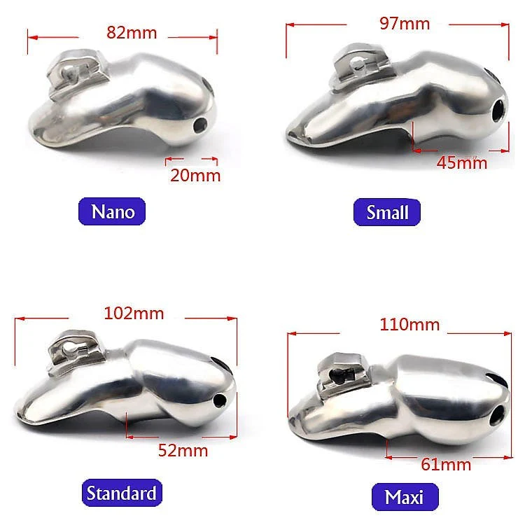Keuschheitskäfig Für Männer Metall V3 Maxi - Image 2
