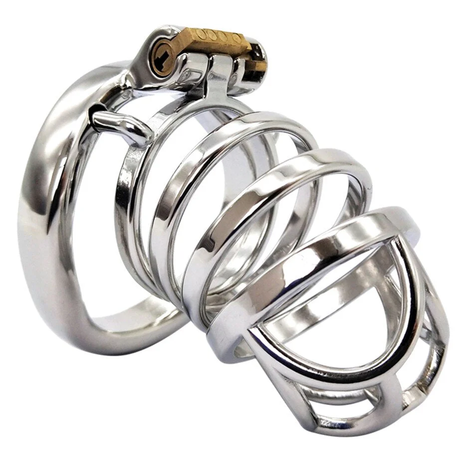 Keuschheitskäfig Für Männer Metall Blume L