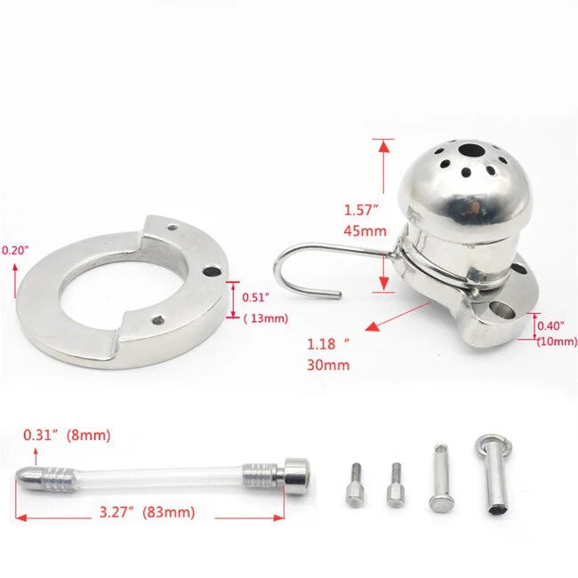 Harnröhrenkeuschheitskäfig Metall La Niche - Image 2