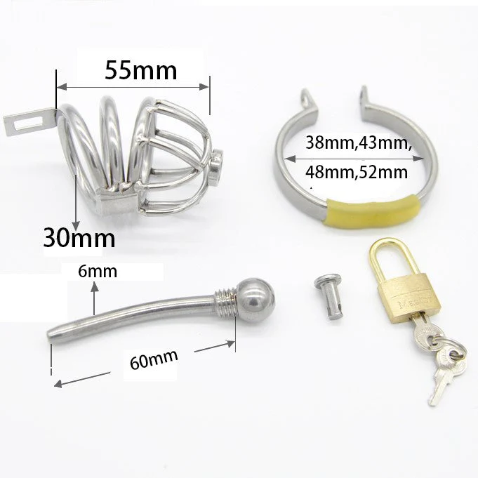 Harnröhrenkeuschheitskäfig Metall Jail M - Image 2