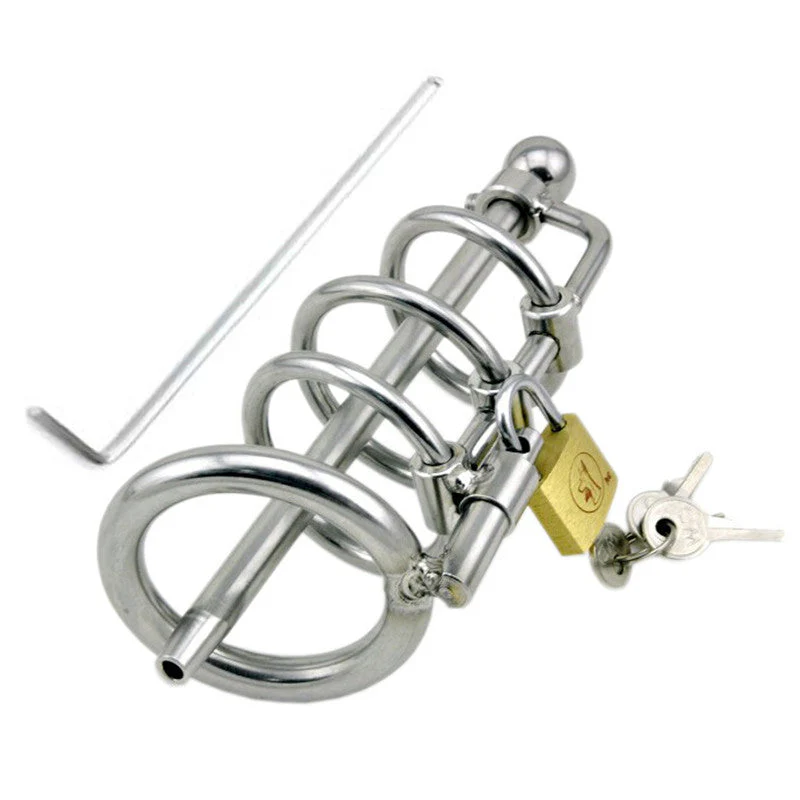 Harnröhrenkeuschheitskäfig Metall Endlosring - Image 3