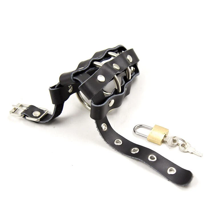 Keuschheitskäfig Aus Leder Die Rüstung - Image 2