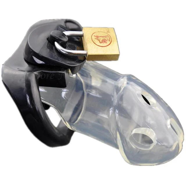 Keuschheitskäfig Mann - Holy Trainer G2 Transparent