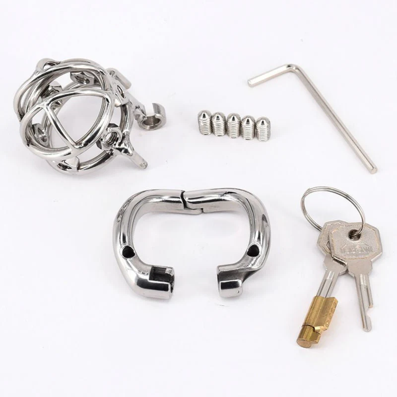 Keuschheitskäfig Aus Metall Schraube Letzter Atemzug - Image 5