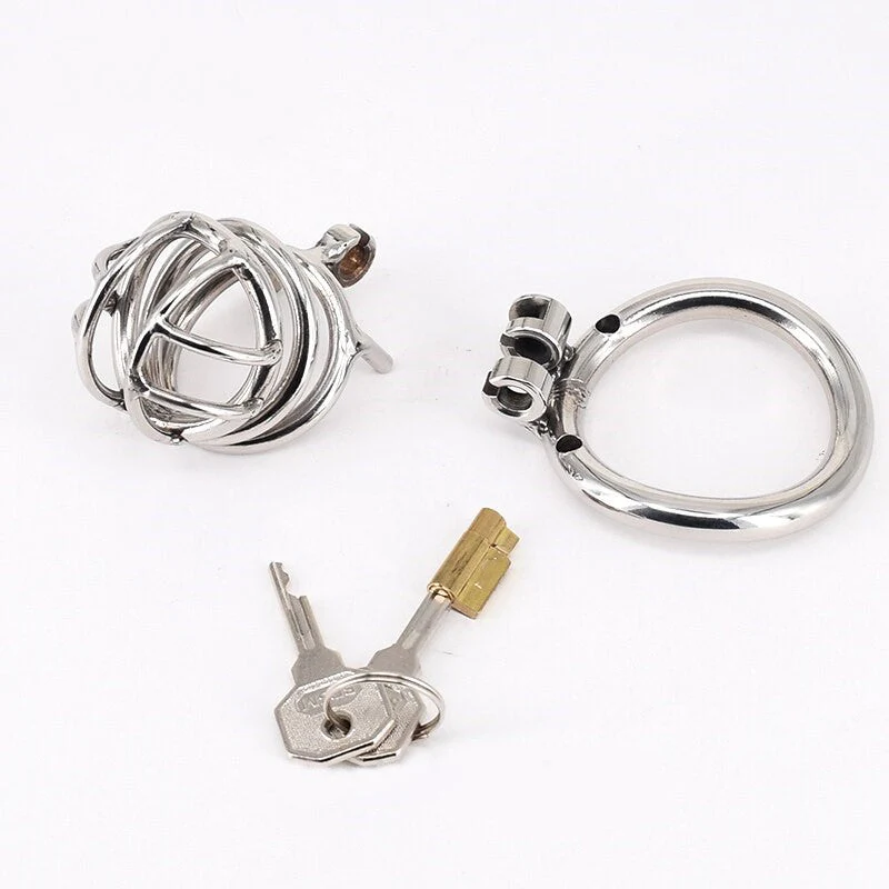 Kurzer Keuschheitskäfig Metall Villandry M - Image 3