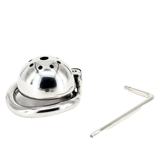 Keuschheitskäfig Für Männer Metall Nano Pain - Image 4