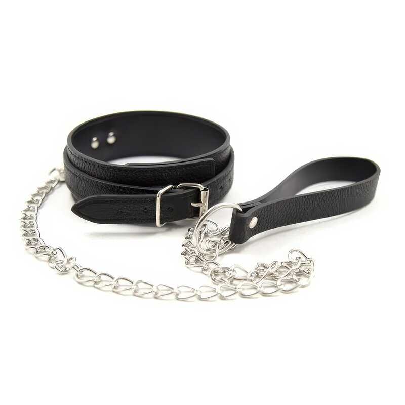 Leder bdsm leine halsband - Image 2