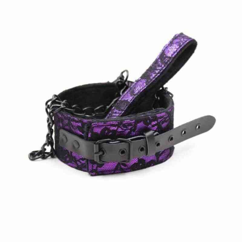 Lila Leinen halsband bdsm - Image 2