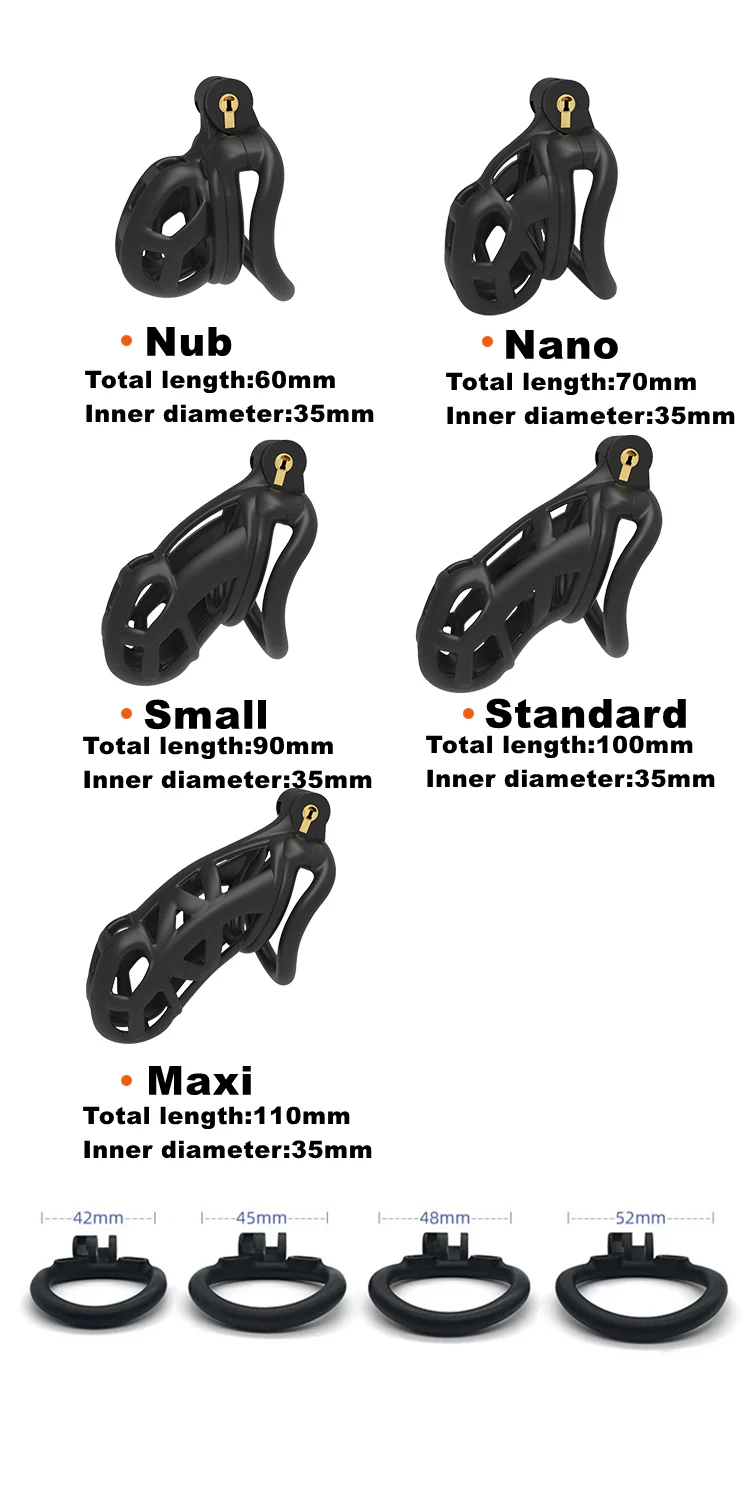 Mamba Python V2.0 3D-gedruckt Keuschheitskäfig - Image 13