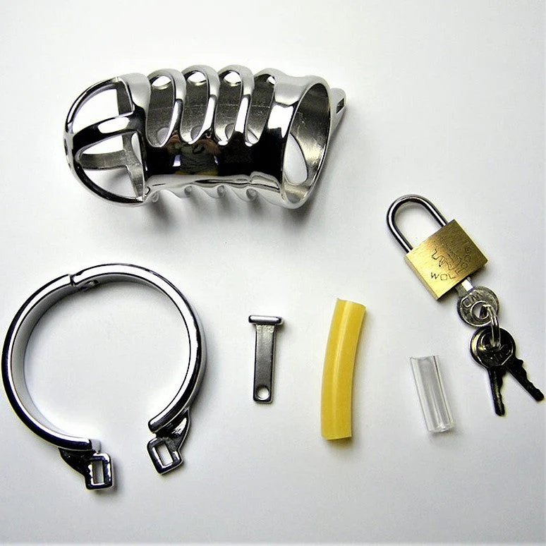 Keuschheitskäfig Für Männer Metall Cobra - Image 4