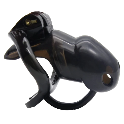 Männlicher Keuschheitskäfig GB 3000 Black mit Hodenseparator