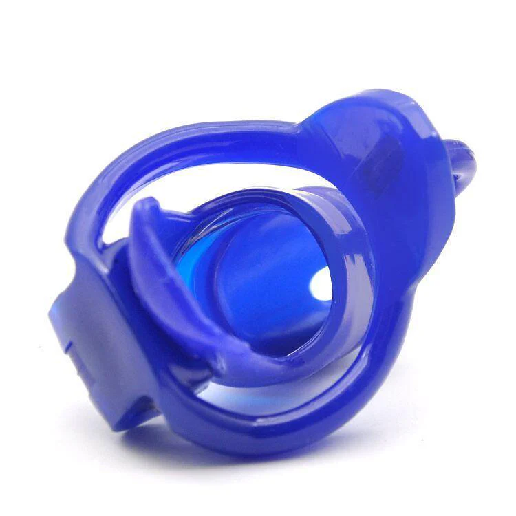 Männlicher Keuschheitskäfig GB 3000 Blue mit Hodenseparator - Image 3