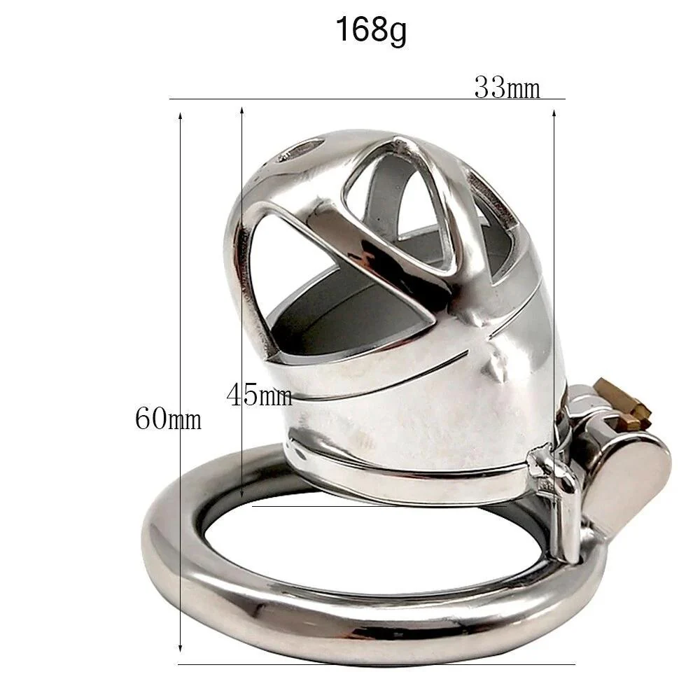 Keuschheitskäfig Für Männer Metall Der Unterwürfige S - Image 2