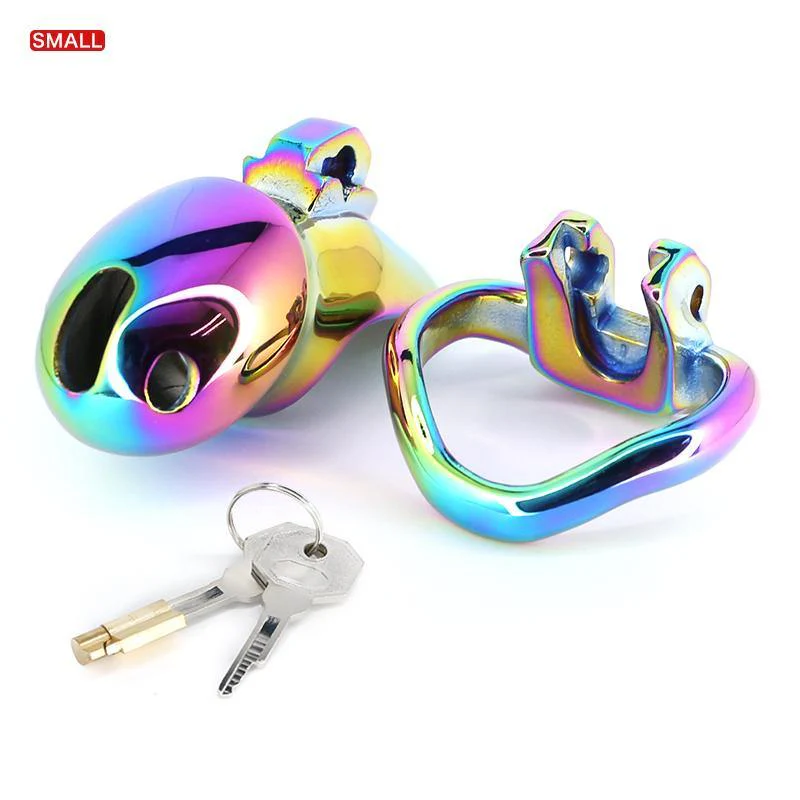 Metall keuschheitskäfig Rainbow HT V3 Small - Image 2