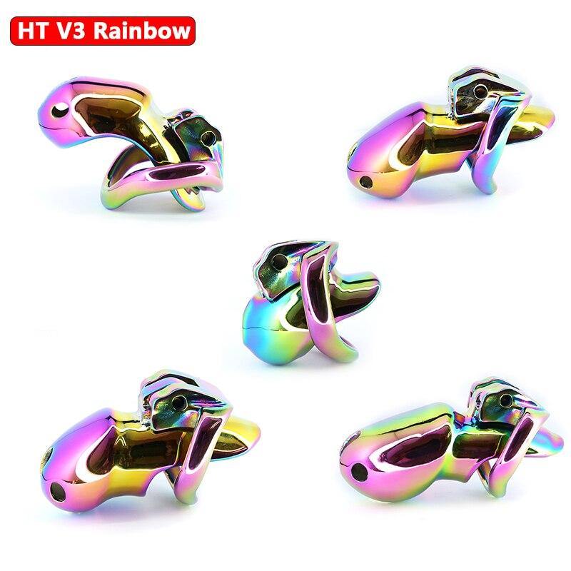 Metall keuschheitskäfig Rainbow HT V3 Small - Image 4