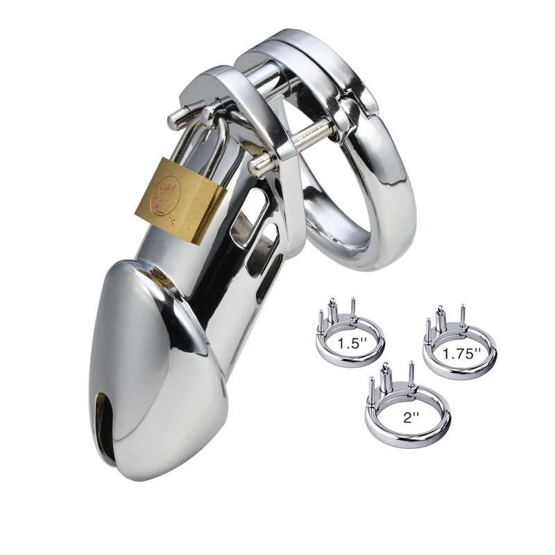 Metall-Keuschheitskäfig Vorhängeschloss - GB6000 L - Image 3