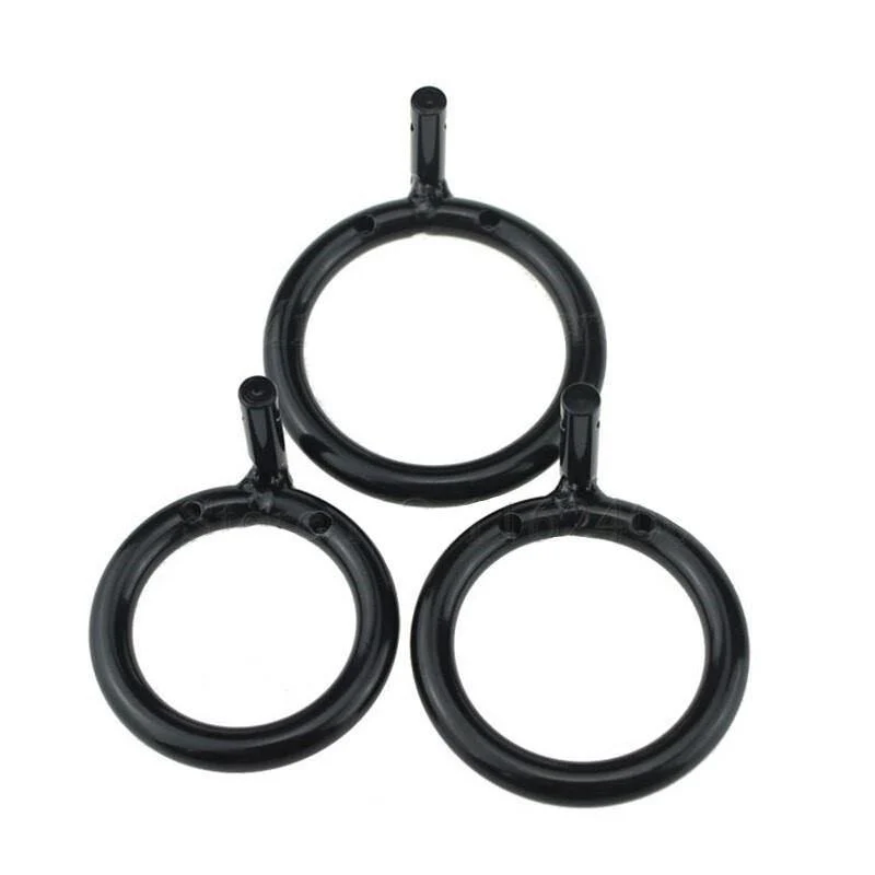 Metall Mann Keuschheit Käfig - Alcatraz schwarz - Image 3