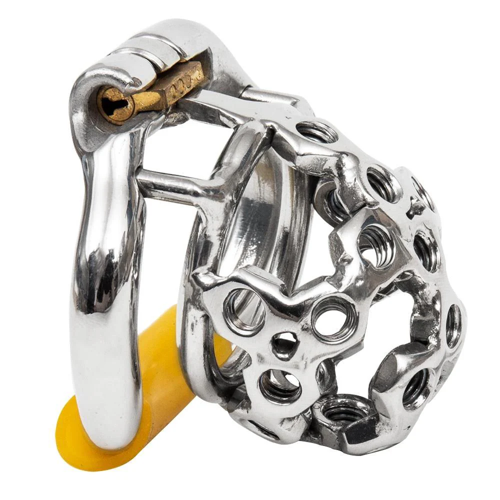 Metall-Peniskäfig mit Schrauben für BDSM - Der Schwanz - Image 3