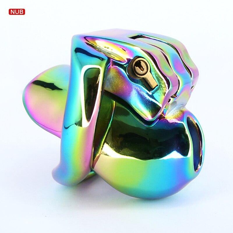 Metall peniskäfig Rainbow HT V3 Nub - Image 10