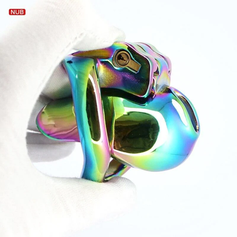 Metall peniskäfig Rainbow HT V3 Nub - Image 14