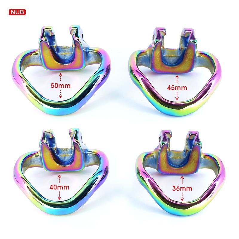 Metall peniskäfig Rainbow HT V3 Nub - Image 3