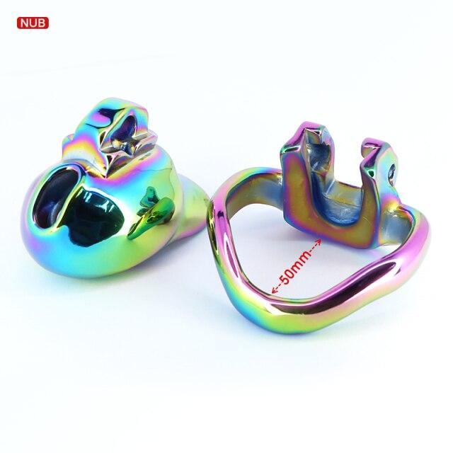 Metall peniskäfig Rainbow HT V3 Nub - Image 6