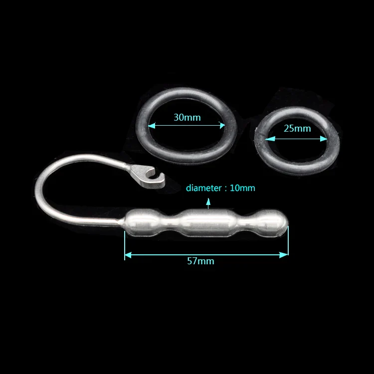 Metallurethraplug Für Keuschheitskäfig Rod 5710 Mm A146 - Image 2