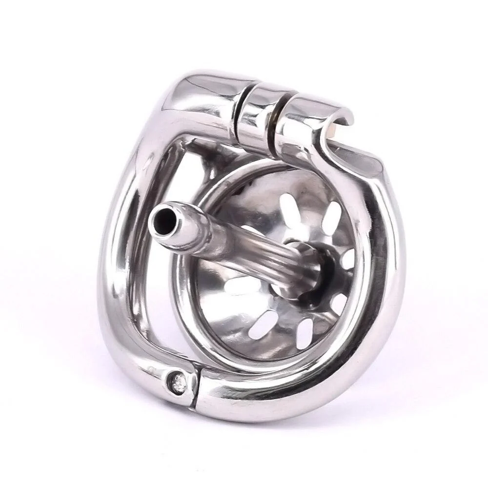 Mini Metall-Peniskäfig mit Harnstoffsonde - Der Colibri - Image 3