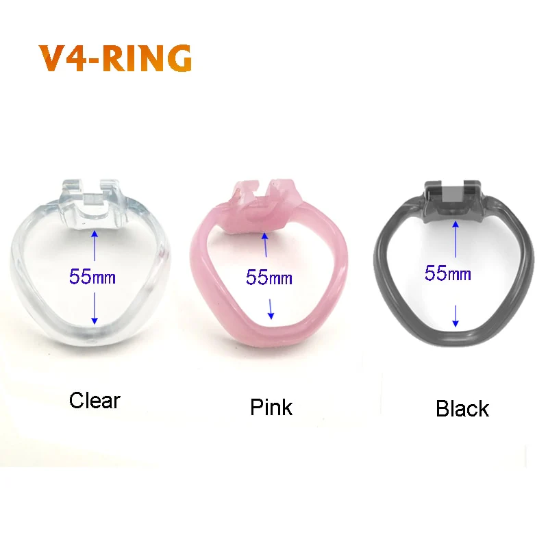 Modell E - Ring aus Kunstharz für Keuschheitskäfig