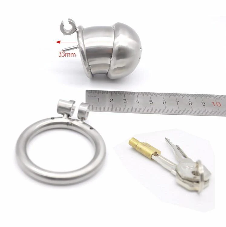 Penis Käfig Mann Metall - die Jungfrau S - Image 4