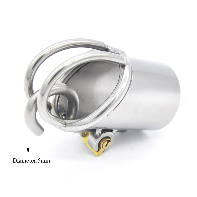 Peniskäfig aus Metall für Frenum oder Prince Albert Piercing Rohr 33mm A215 - Image 3