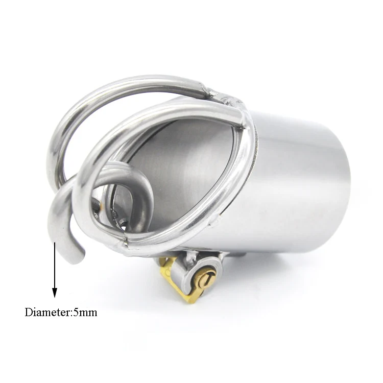 Peniskäfig aus Metall für Frenum oder Prince Albert Piercing Rohr 33mm A215 - Image 4