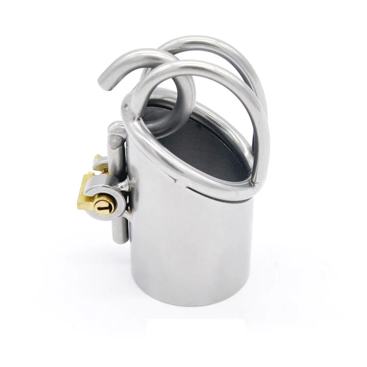 Peniskäfig aus Metall für Frenum oder Prince Albert Piercing Rohr 33mm A215 - Image 6
