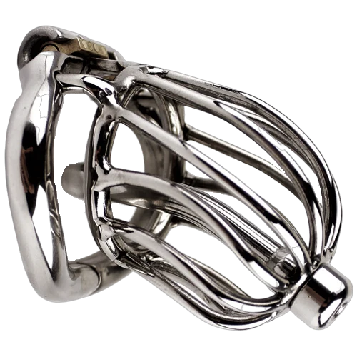 Peniskäfig mit Harnröhrenkatheter - The chrome ball S