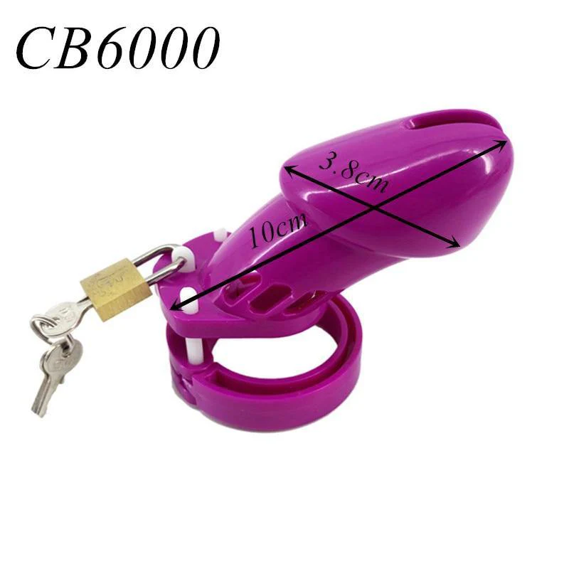 Plastik Keuscheitskäfig Mann - GB6000 lila - Image 3
