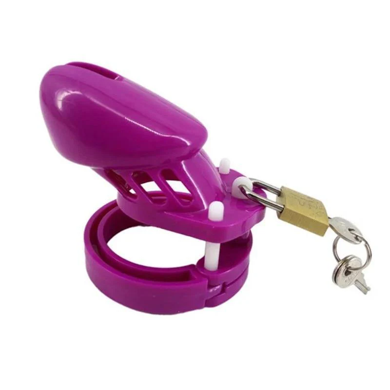 Plastik Keuscheitskäfig Mann - GB6000 lila - Image 7
