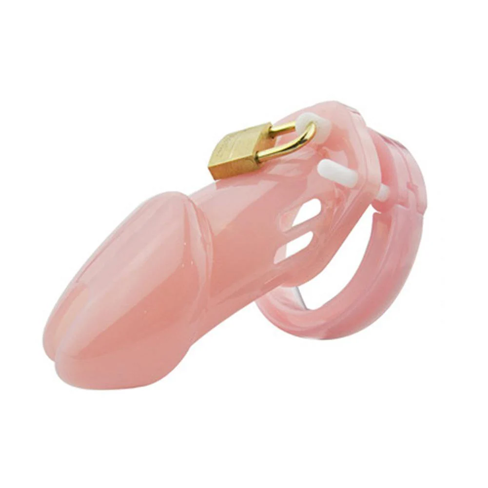 Plastik Keuschheitskäfig Mann - GB6000S Rosa - Image 3