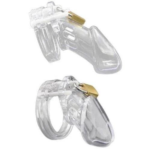 Plastik Keuschheitskäfig Mann - GB6000S Transparent