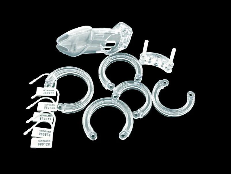 Plastik Keuschheitskäfig Mann - GB6000S Transparent - Image 4