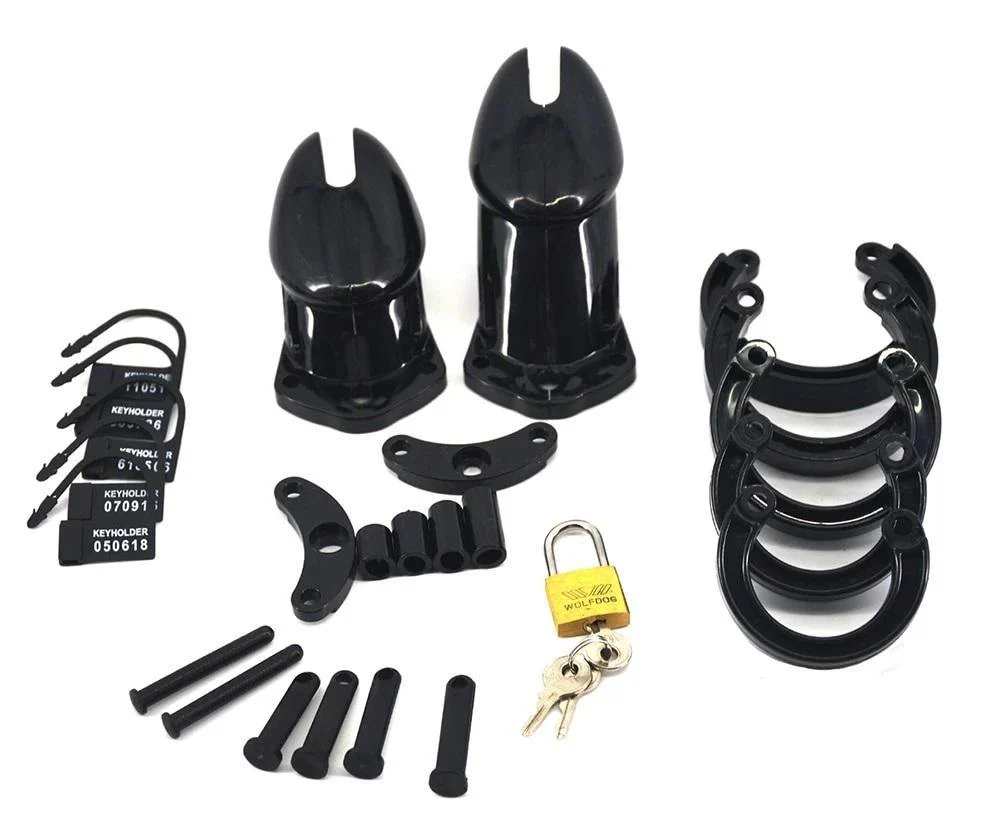 Plastik Peniskäfig Mann - GB6000 Schwarz - Image 5