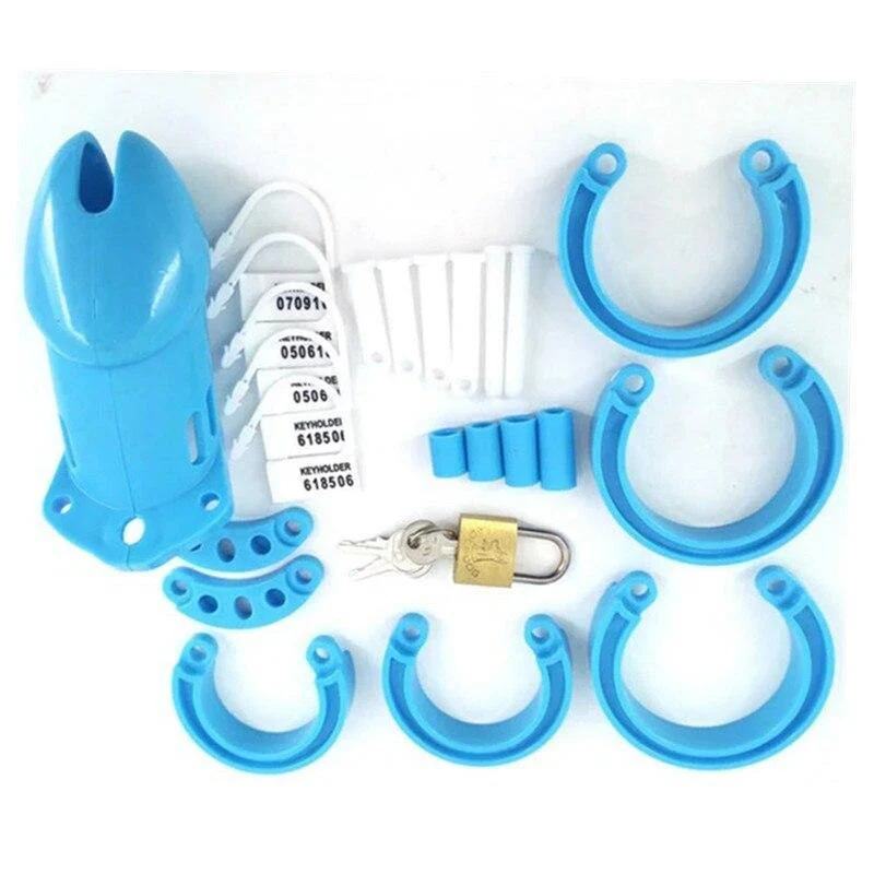 Plastik Peniskäfig Mann - GB6000 hellblau - Image 4