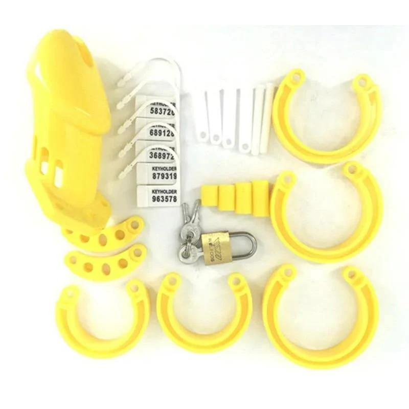 Plastik Peniskäfig Mann - GB6000S gelb - Image 4
