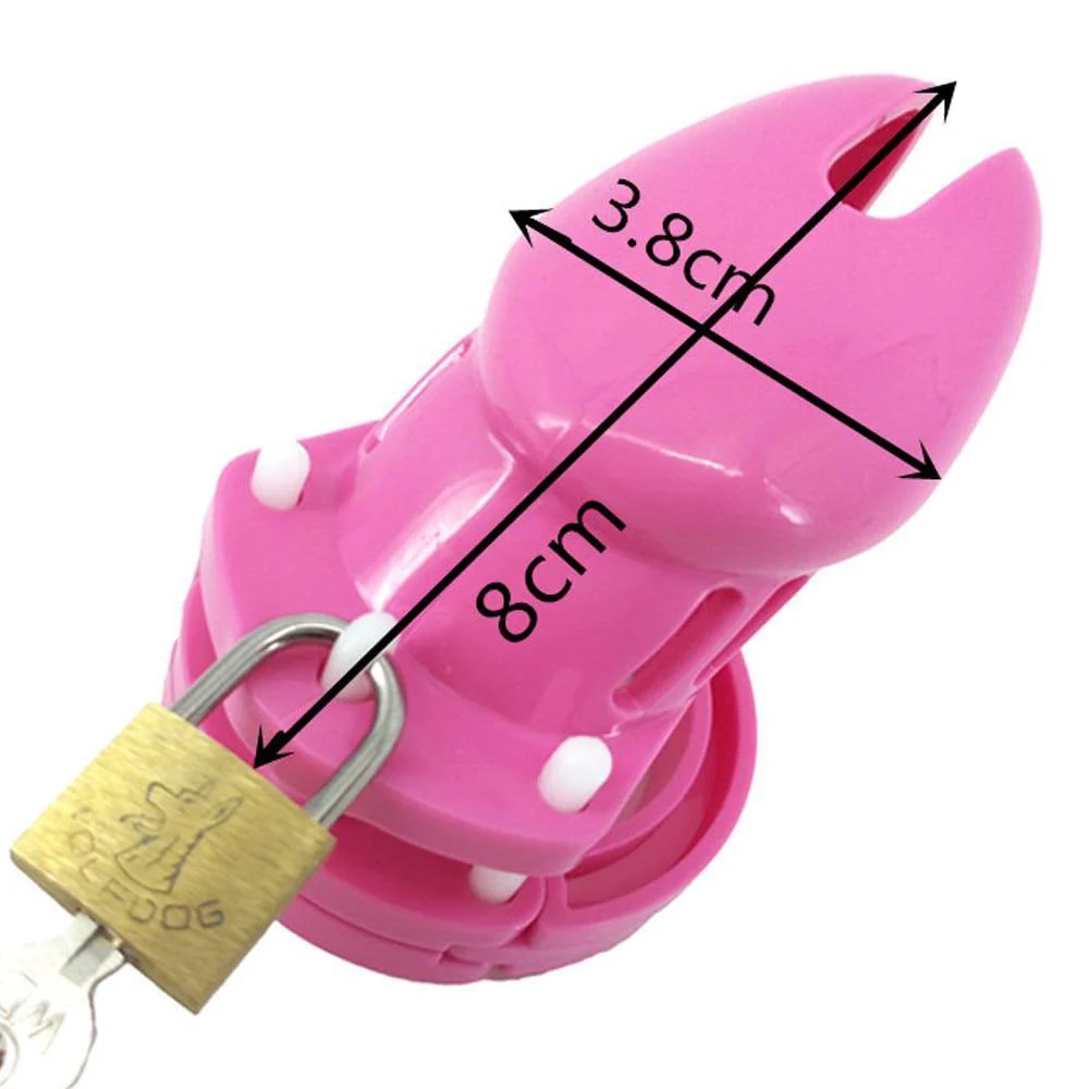 Plastik Peniskäfig Mann - GB6000S rosa - Image 3