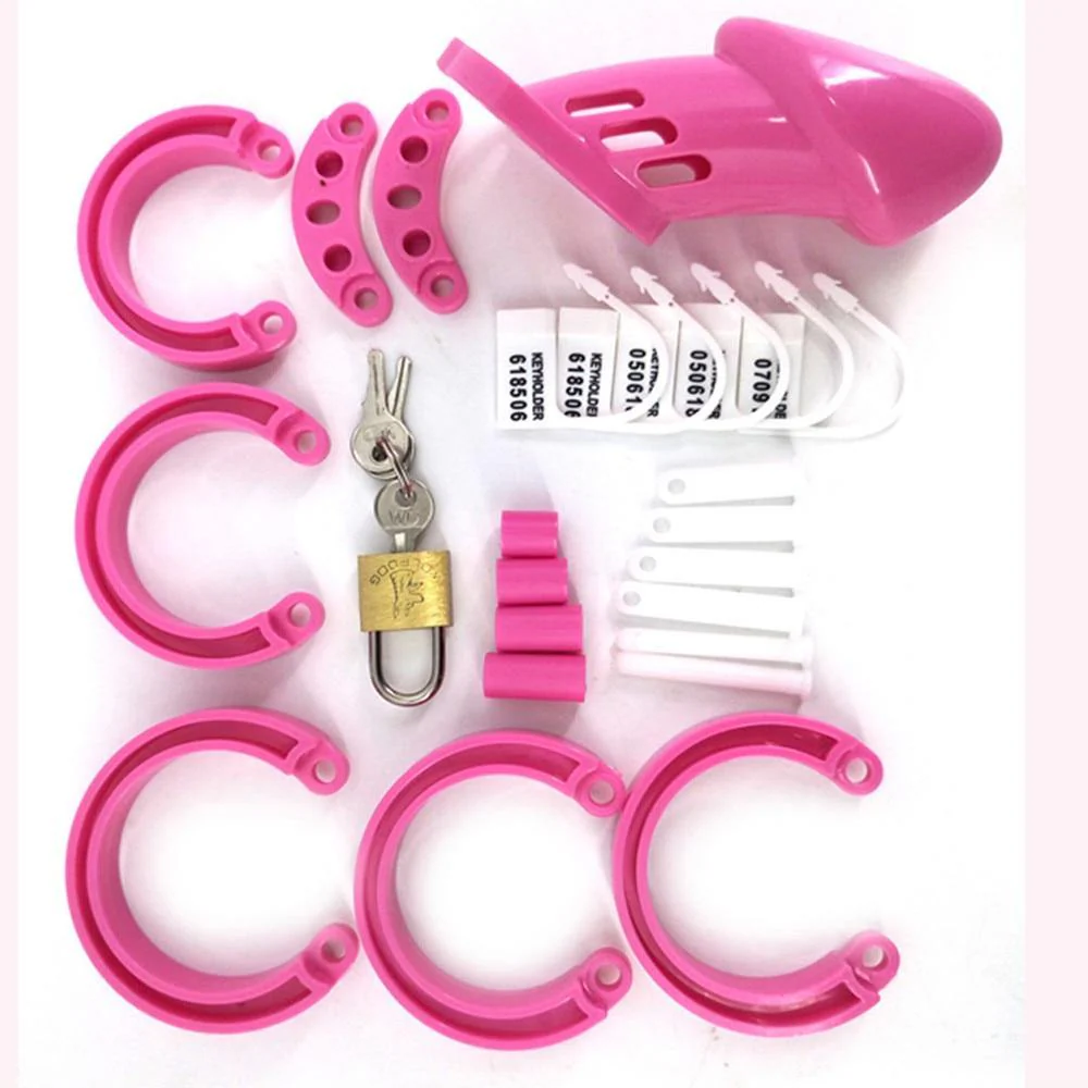 Plastik Peniskäfig Mann - GB6000S rosa - Image 4